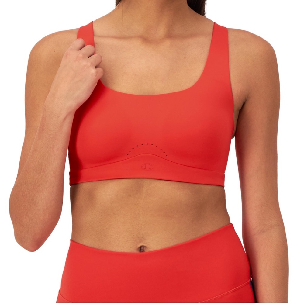 Champion Women's Vibrant Red Sports Bra